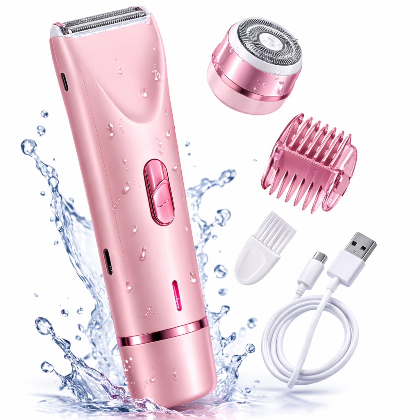 Electric Shaver for Woman Double Head Dual Purpose Female Razor Body Epilator Leg Underarm Bikini Electric Hair Remover Trimmer
