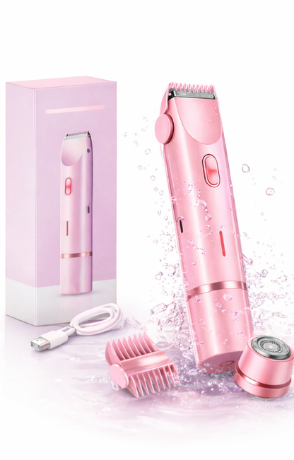 Electric Shaver for Woman Double Head Dual Purpose Female Razor Body Epilator Leg Underarm Bikini Electric Hair Remover Trimmer