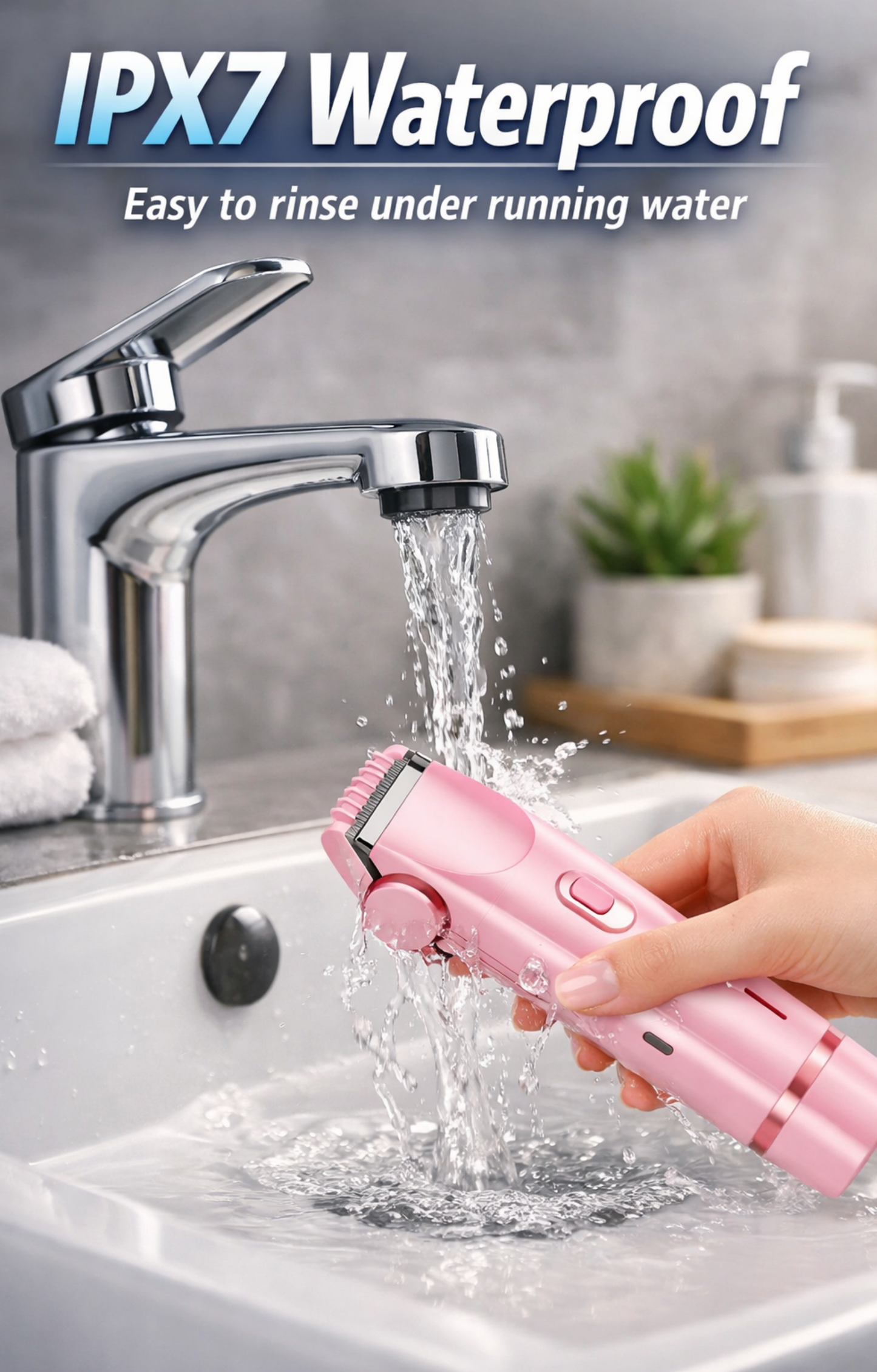 Electric Shaver for Woman Double Head Dual Purpose Female Razor Body Epilator Leg Underarm Bikini Electric Hair Remover Trimmer