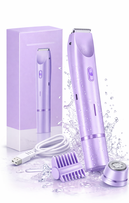 Electric Shaver for Woman Double Head Dual Purpose Female Razor Body Epilator Leg Underarm Bikini Electric Hair Remover Trimmer