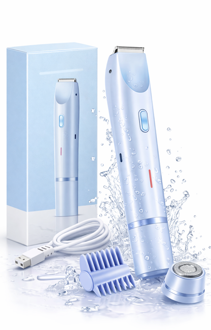 Electric Shaver for Woman Double Head Dual Purpose Female Razor Body Epilator Leg Underarm Bikini Electric Hair Remover Trimmer