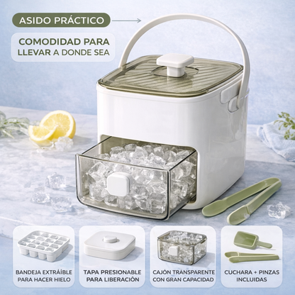 MELNERO — Molde para cubitos de hielo de 48 rejillas