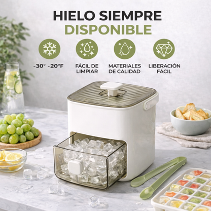 MELNERO — Molde para cubitos de hielo de 48 rejillas