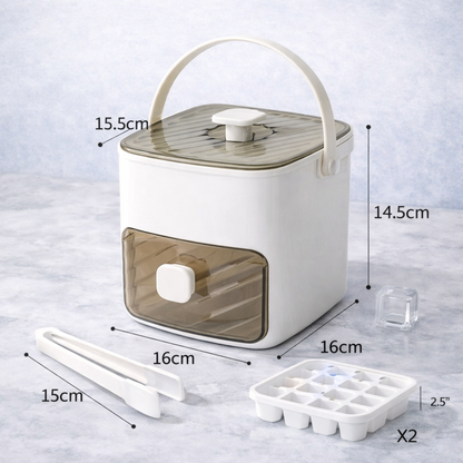 MELNERO — Molde para cubitos de hielo de 48 rejillas